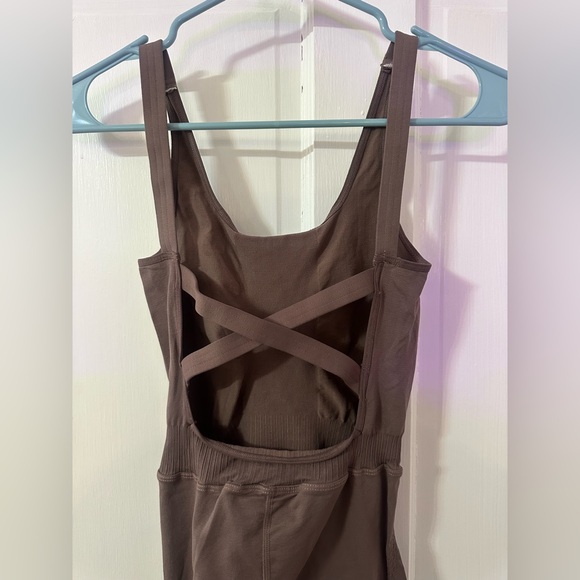 NWOT Free People Good Karma Onesie in Driftwood - Picture 8 of 11